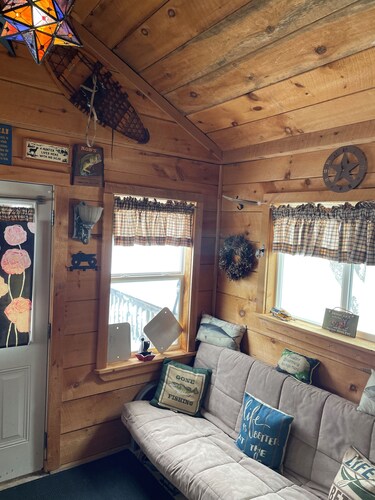 All seasons sportsman’s house, ATV and snowmobile from our driveway.