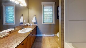 Hair dryer, towels