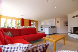 TV, fireplace, DVD player - Chalet Bella Vista 8 (Wengen)