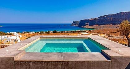 Solis Lindos Villa - Heated Pool & Jacuzzi