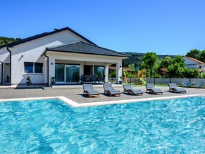 Una piscina riscaldata