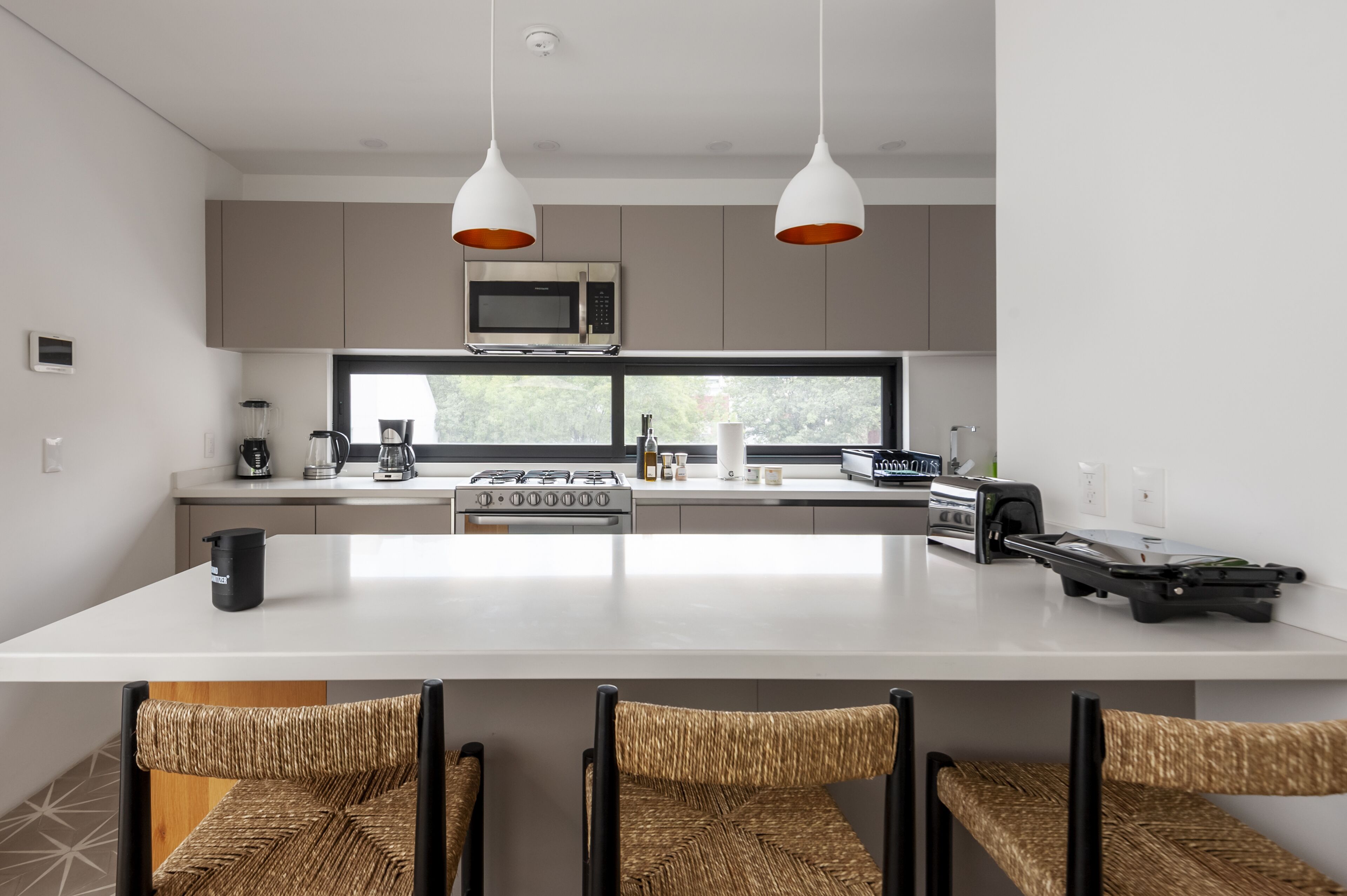 Departamento, 3 habitaciones, Terraza (3B) | Cocina privada | Refrigerador con congelador, microondas, horno y parrilla de estufa 