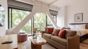 Apartamento, sacada (1) | Área de estar | Pisos aquecidos