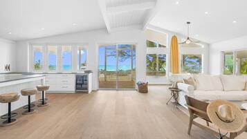 Smart TV, books, stereo, printers