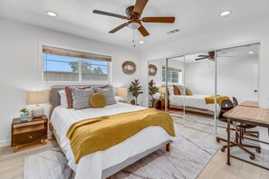 3 dormitorios, tabla de planchar con plancha, wifi y ropa de cama