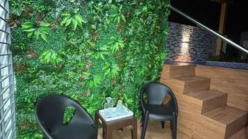 Deluxe-Apartment | Terrasse/Patio