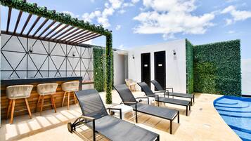 Terrasse sur le toit