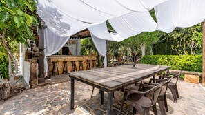 Outdoor dining - Cortijo Bustamante Baza by Ruralidays (Granada)