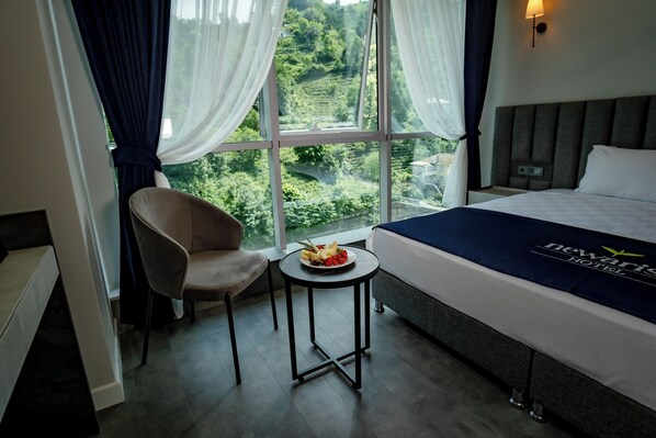 Standard Room | Premium bedding, memory foam beds, desk, free WiFi - Newarise Hotel (Rize)