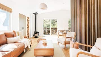 Smart TV, chimenea, videojuegos y libros