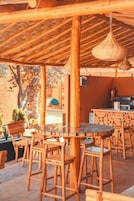 Deluxe Twin Room, Terrace, Garden View | Living area | 55-inch Smart TV with satellite channels, TV