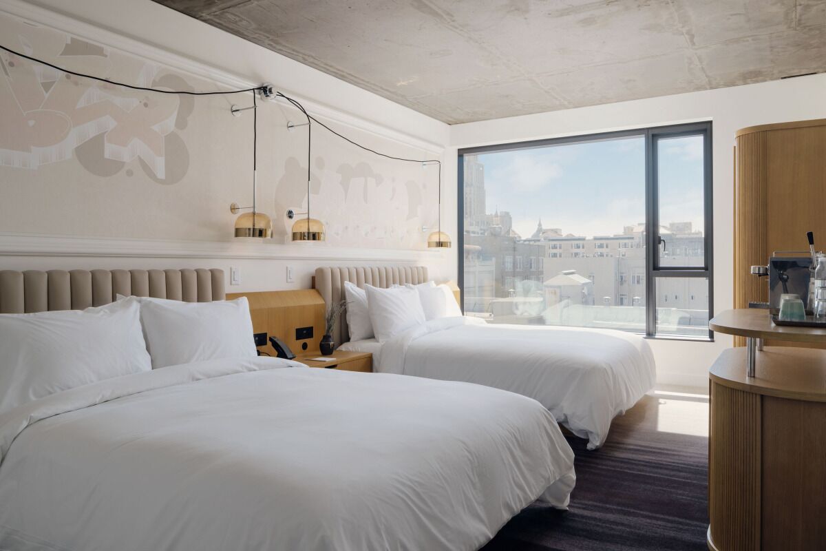 2 Double Queen Rooms at The Line San Francisco!