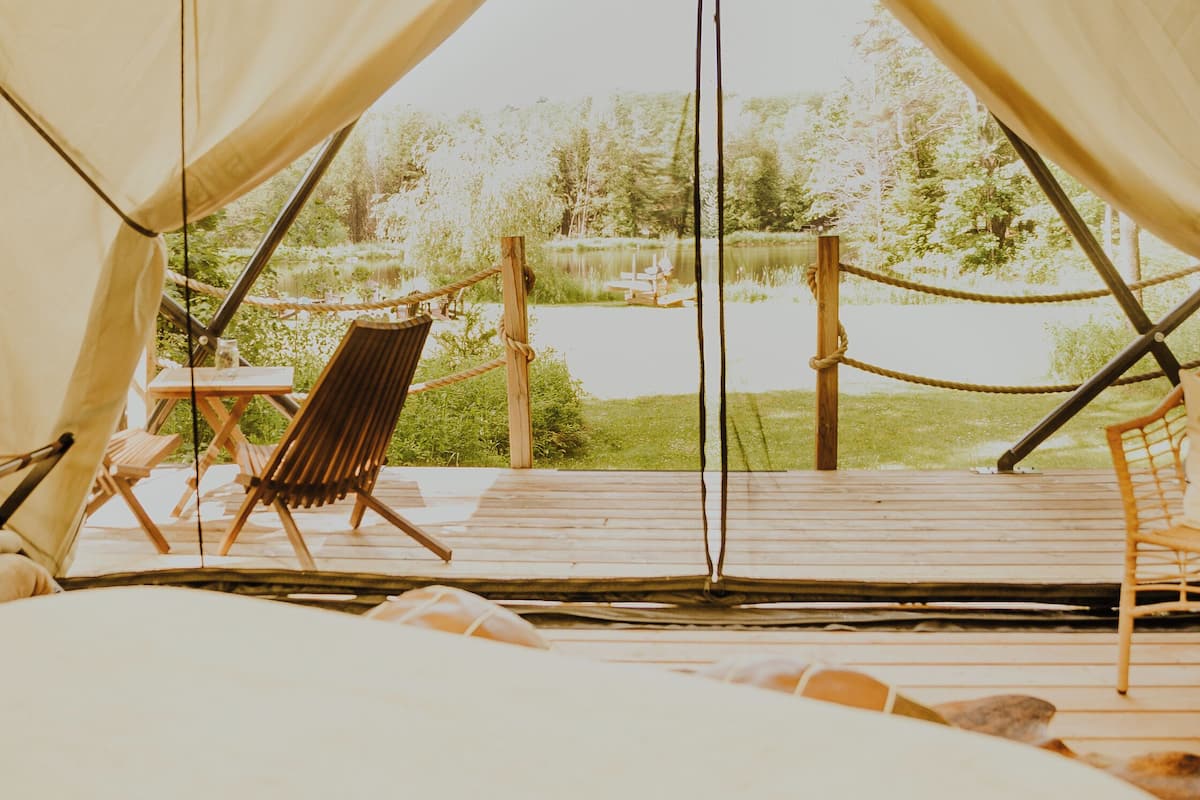 Down comforters, individually decorated, individually furnished