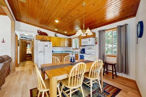 Dining - Lakefront retreat with panoramic views, large backyard, & direct beach access (Wisconsin Dells)
