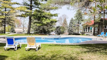 Una piscina riscaldata