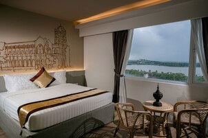 Premier Double Room, River View | In-room safe, individually decorated, individually furnished, desk