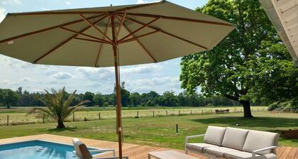 Maison Neuve Avec Piscine Chauffée, 4kms de Contis