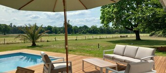 Maison Neuve Avec Piscine Chauffée, 4kms de Contis