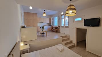 1 habitación, sistema de insonorización, wifi gratis y ropa de cama