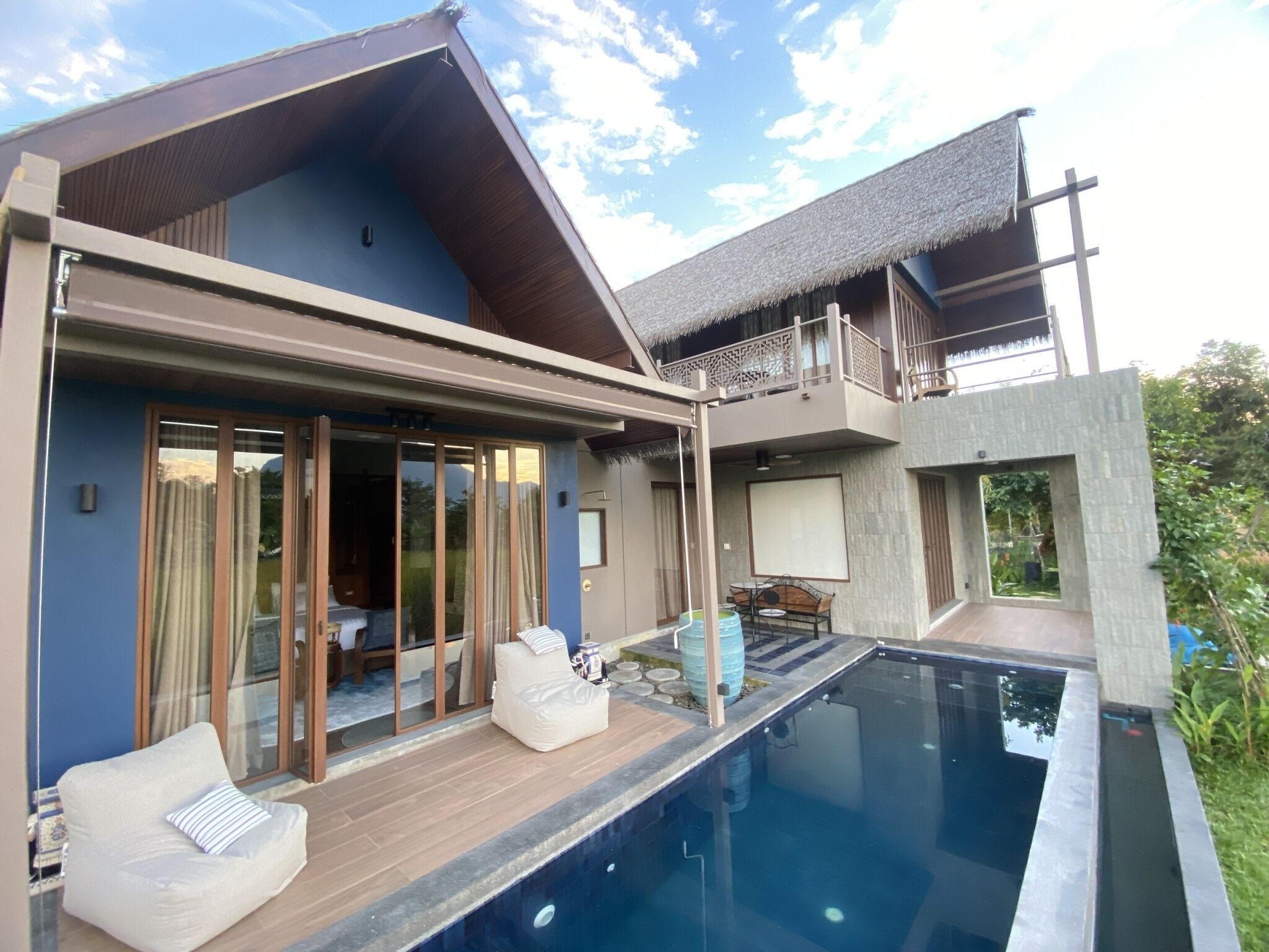 Vila, 2 quartos, piscina particular | Terraço/pátio