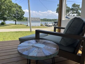 Terrace/patio - 3 Bedroom Home Facing Inner harbor with 1st Floor King Bedroom. (Wareham)