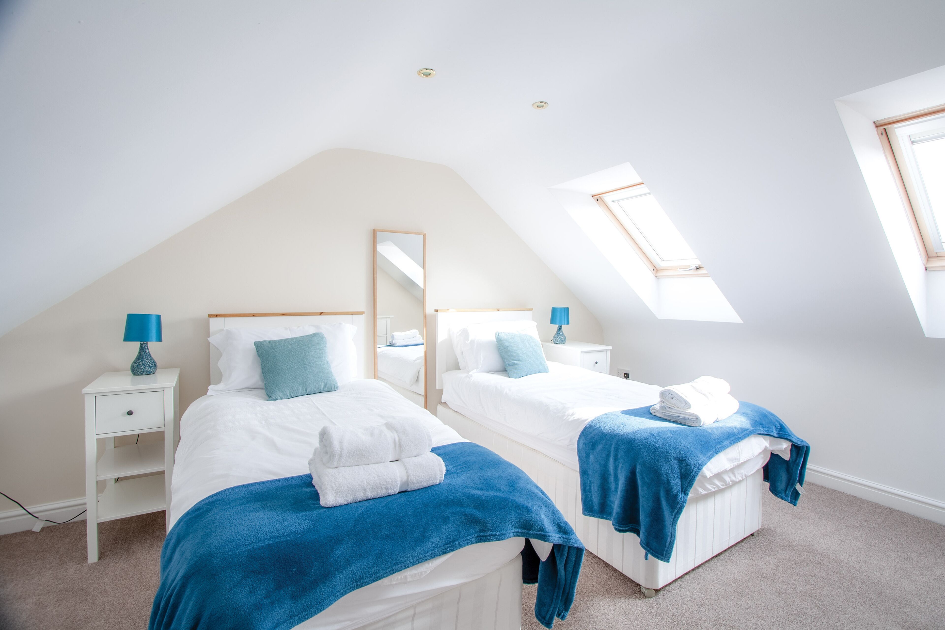 4 bedrooms, iron/ironing board, travel cot, WiFi