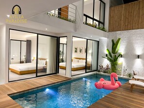 Pool - Avilla Paradise 4BR Designer Villa in the heart of Canggu (Bali)