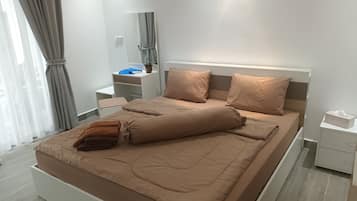 3 chambres, fer et planche Ă  repasser, Wi-Fi, draps fournis