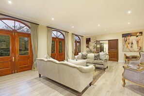 TV, fireplace, video games, books - 2 Luxury Villas - 20 Guests - 2 Pools (Cape Town)