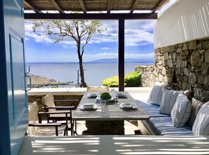 Outdoor dining - Mykonos Dot - The Villas (Mykonos)