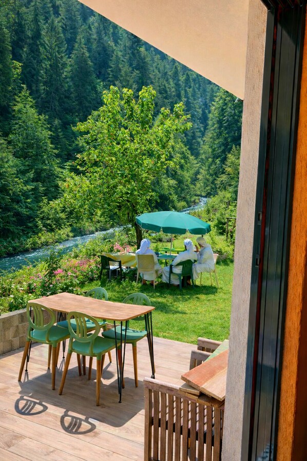 Fassade der Unterkunft