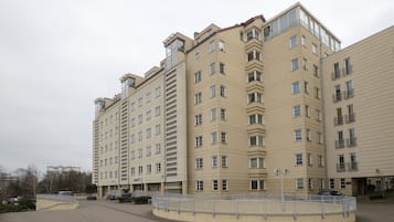 Façana frontal de l'allotjament