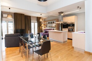 Deluxe Apartment | Living area - Upscale Kolonaki Experience Elegant Apt (Athens)