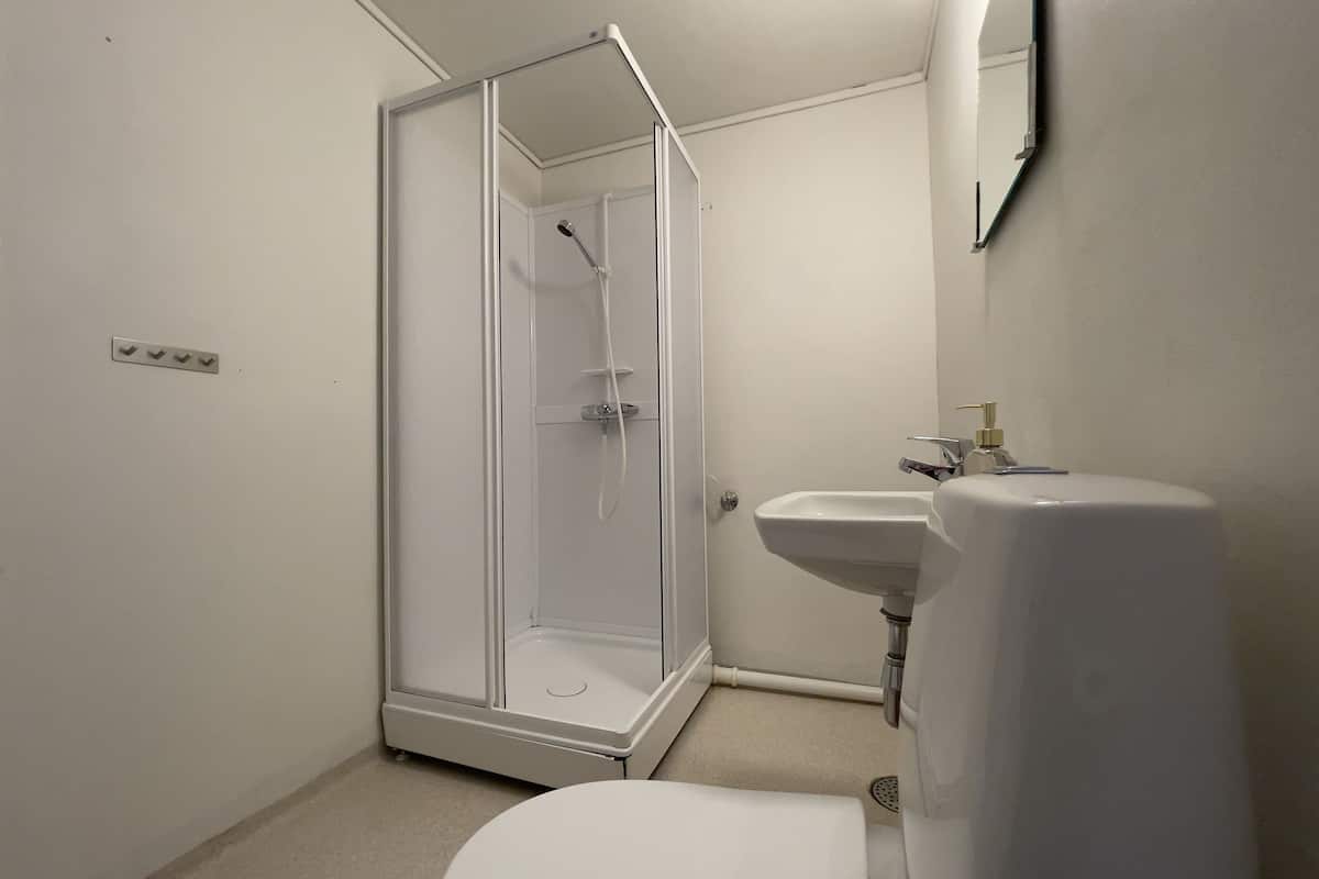 Basic Double Room | Bathroom | Shower, free toiletries, hair dryer, towels