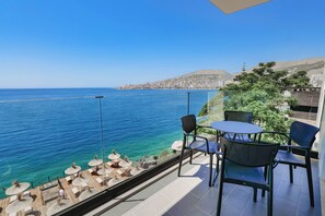 Luxury Residence 11, Two-Bedroom Apartment with Sea View | Balcony view - Luxury Residence (Sarandë)