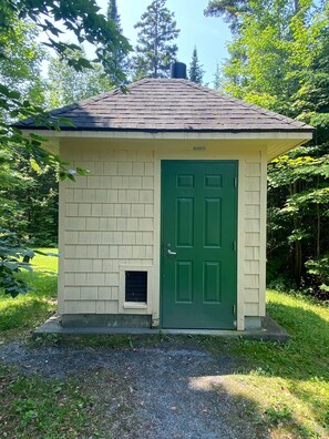 Exterior - The Lodge-Aroostook County, Maine. (Castle Hill)