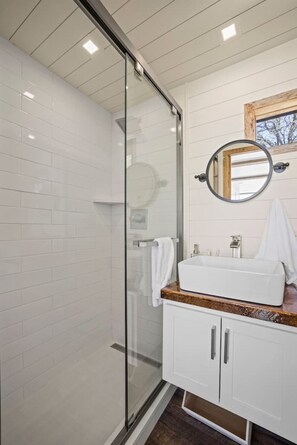 Shower - New! The Texas Retreat-Container Home (Fredericksburg)