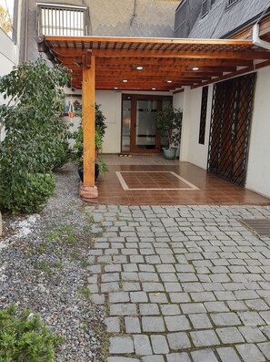 Façade de l’hébergement