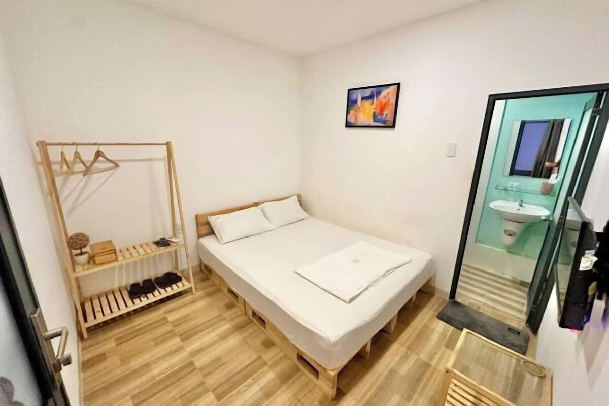 Blackout drapes, iron/ironing board (on request), WiFi (free)