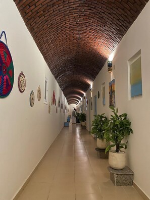 Interior entrance