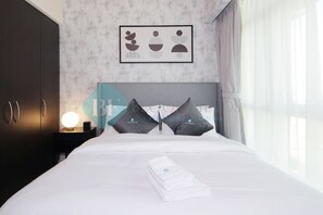 Basic Apartment | 1 bedroom, in-room safe, iron/ironing board, free WiFi - Cozy 1BR Apartment in Reem Island (Abu Dhabi)