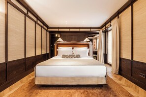 Kamer | Een minibar, geluiddichte muren, gratis wifi, beddengoed