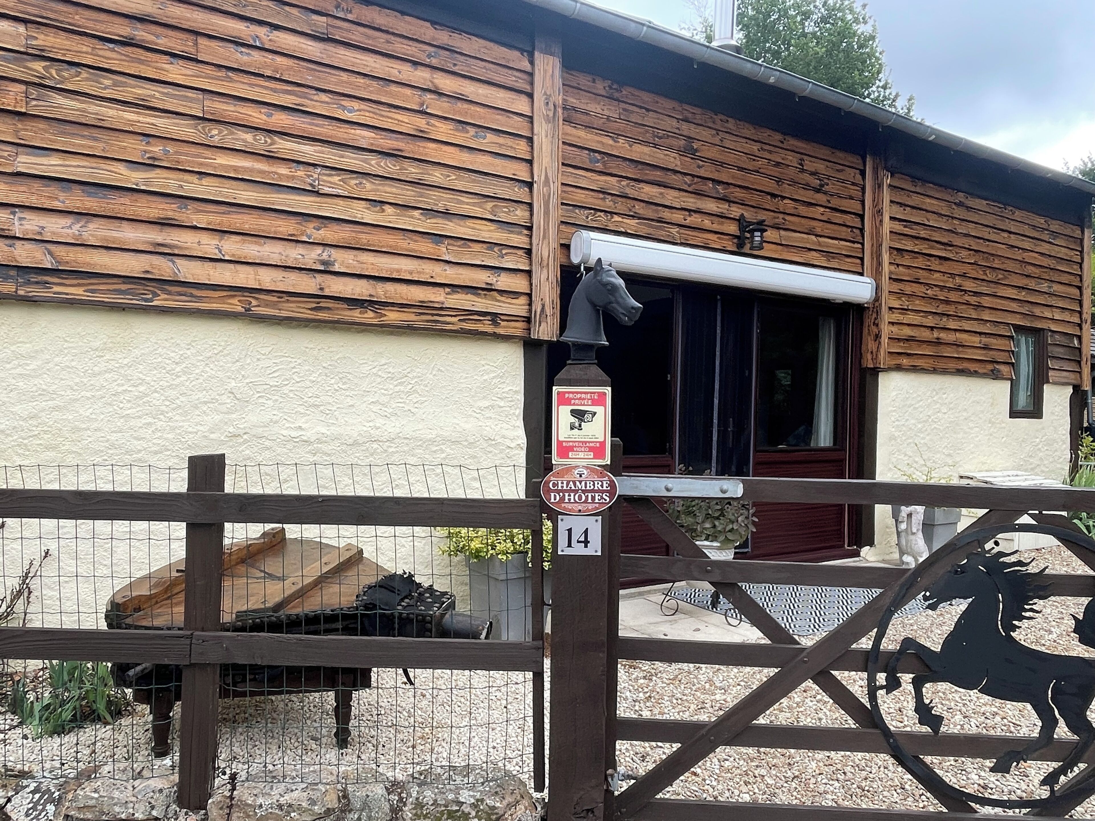 Enceinte de l’hébergement