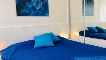 2 dormitorios, cuna de viaje, wifi y ropa de cama