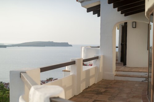 Breathtaking Bayfront Mansion: Stunning Views of Fornells Bay