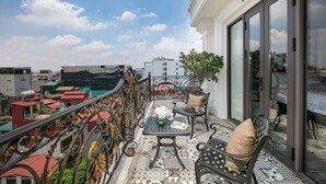 Junior-Suite, 1 King-Bett | Blick vom Balkon
