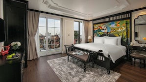Junior-Suite, 1 King-Bett | Blick auf die Stadt