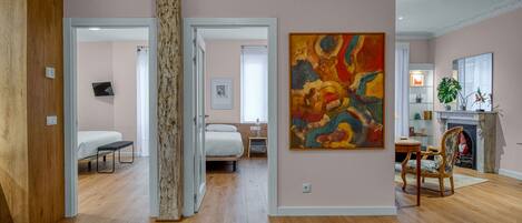 2 Schlafzimmer, Bügeleisen/Bügelbrett, kostenloses WLAN, Bettwäsche