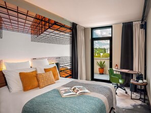 Premium bedding, minibar, in-room safe, desk