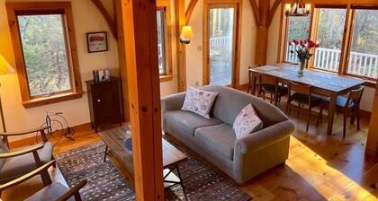 Welcome to âThe Tulipâ Riverfront Post & Beam